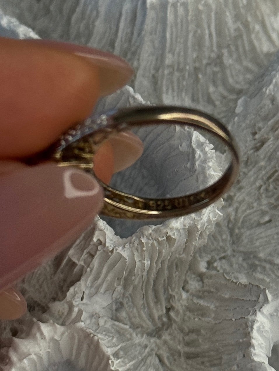 925 Sterling Silver Dravite Brown Tourmaline Ring Size 5