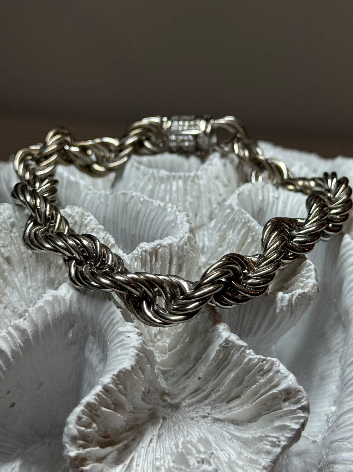 925 Sterling Silver CZ Bracelet Length 9 Inch