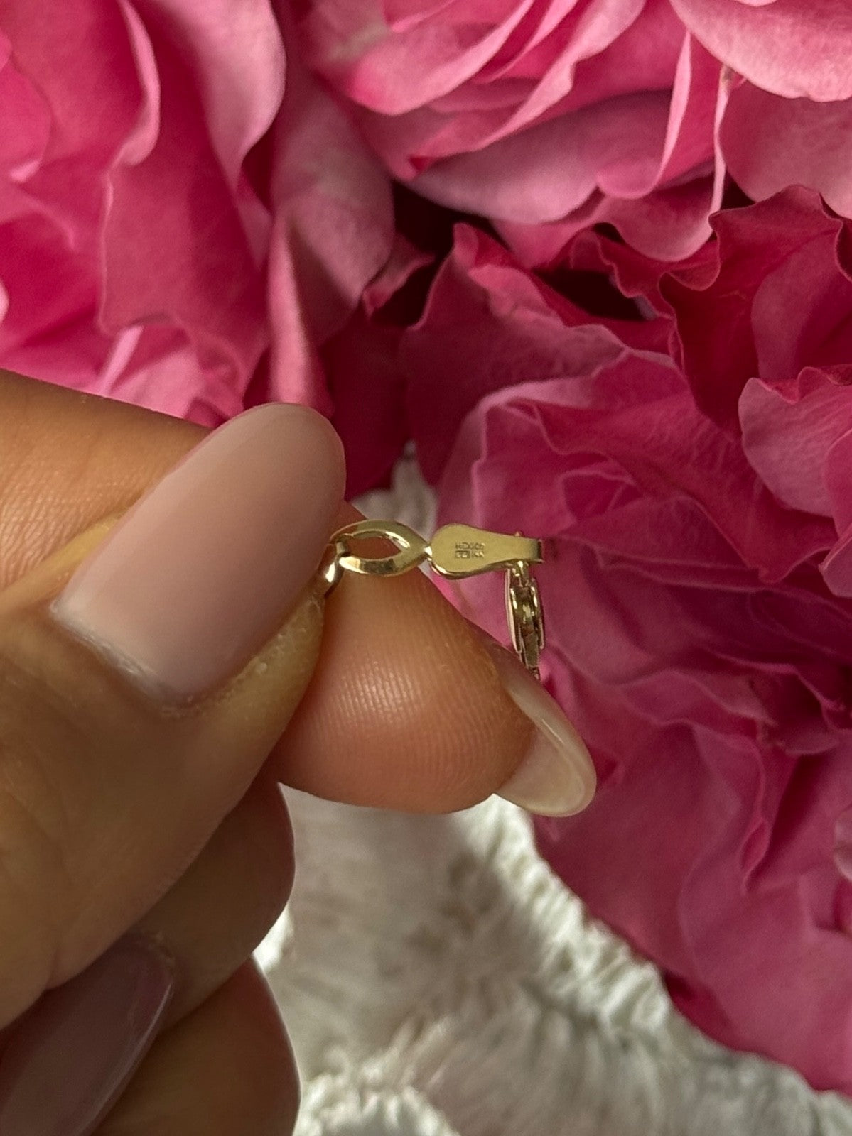 14K Yellow Gold Ruby Bracelet Length 7