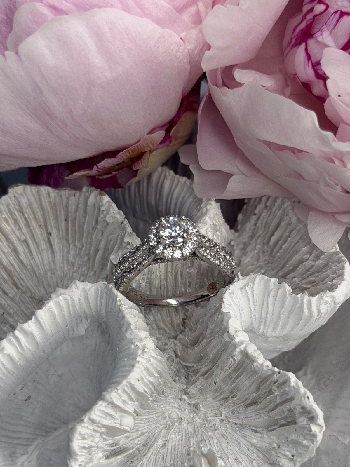 GOS 925 Sterling Silver ctw 1.38 Cz Ring Size 7