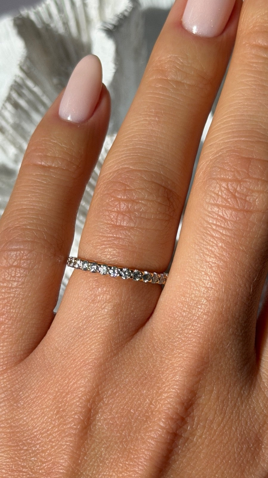 Custom 14K Yellow Gold Diamond 0.77 ct Ring Size 6