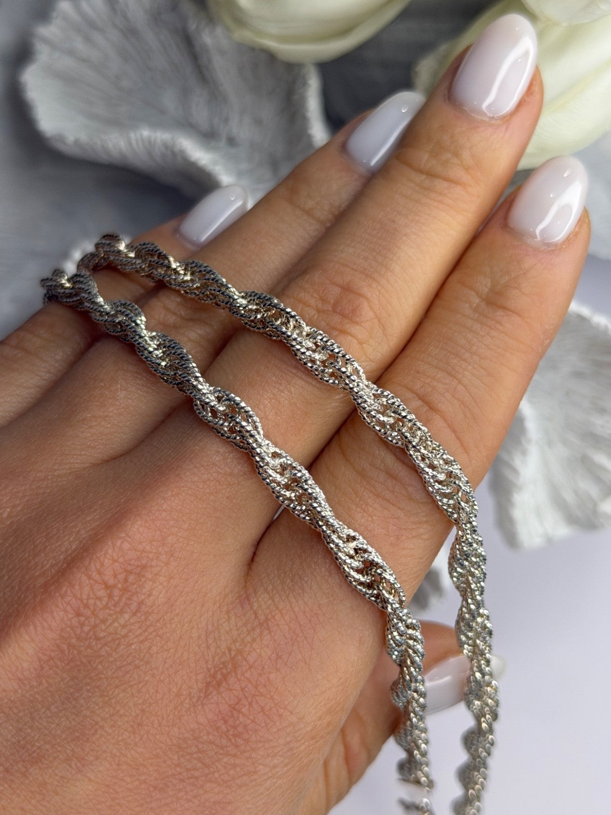Beautiful Italy Milor 925 Sterling Silver Chain Necklace Length 20 in