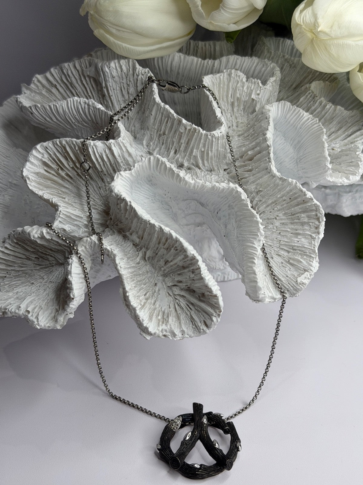 Dweck Diamonds 925 Sterling Silver Diamonds Necklace