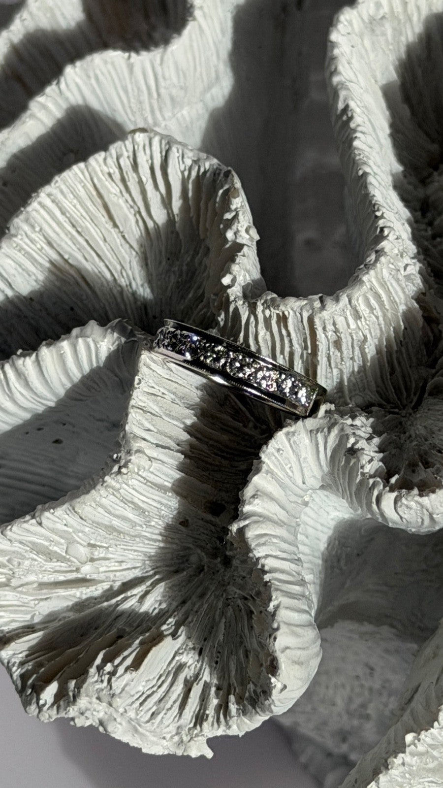 14K White Gold Diamond 0.75 ct Ring Size 5.5