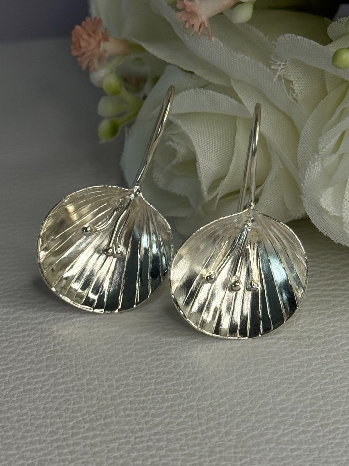 925 Sterling Silver Earrings Length 1.30 Inch