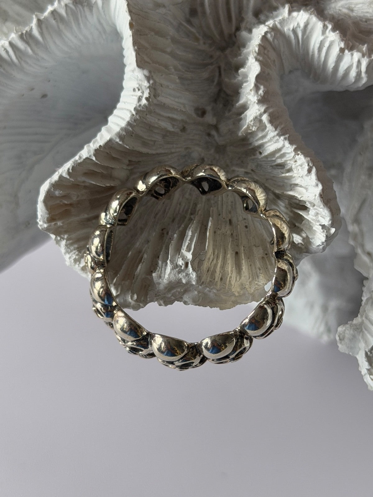 Multi-Skull Band 925 Sterling Silver Ring Size 14