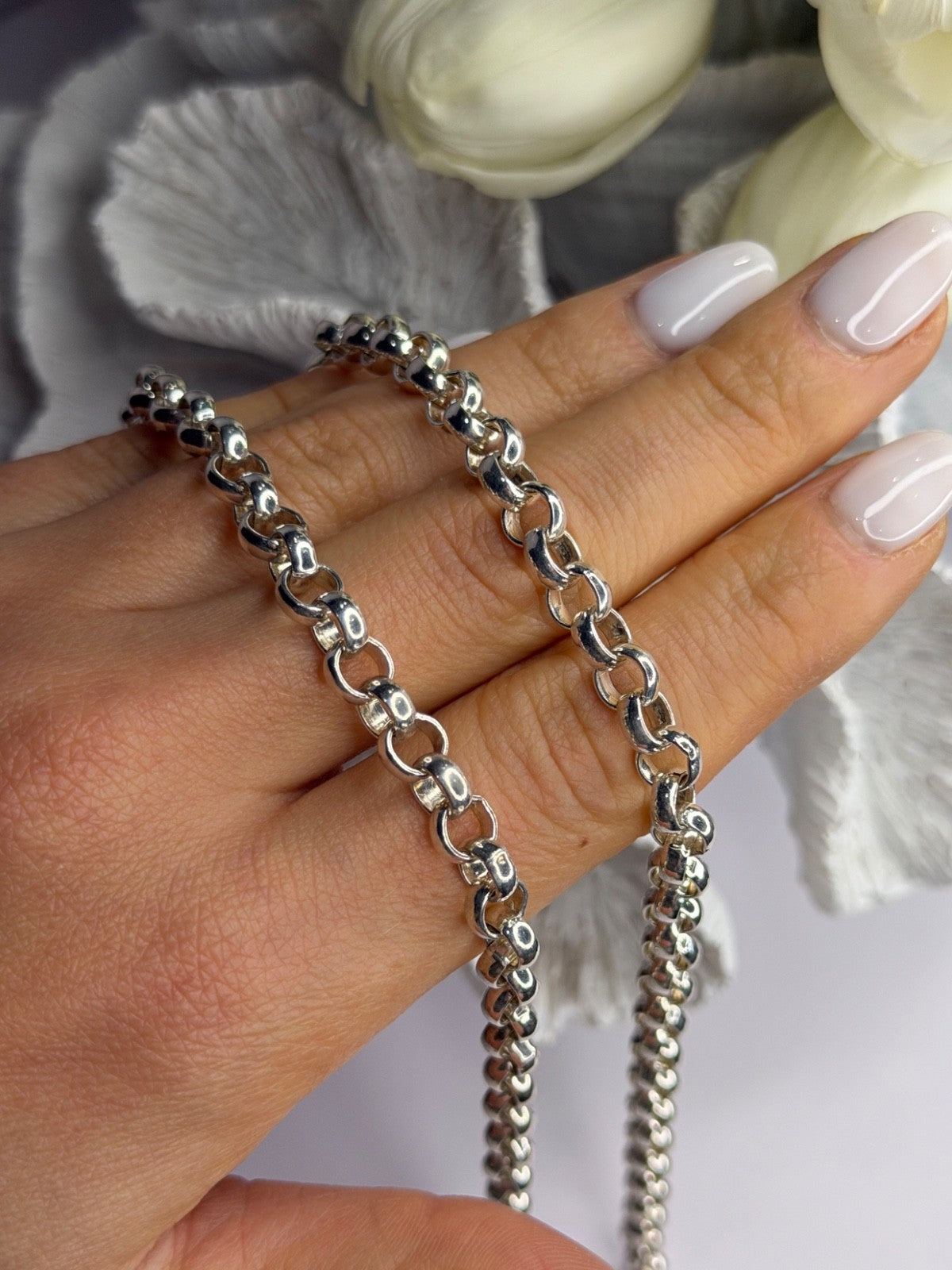Prochain 925 Sterling Silver Chain Necklace Length 23 in