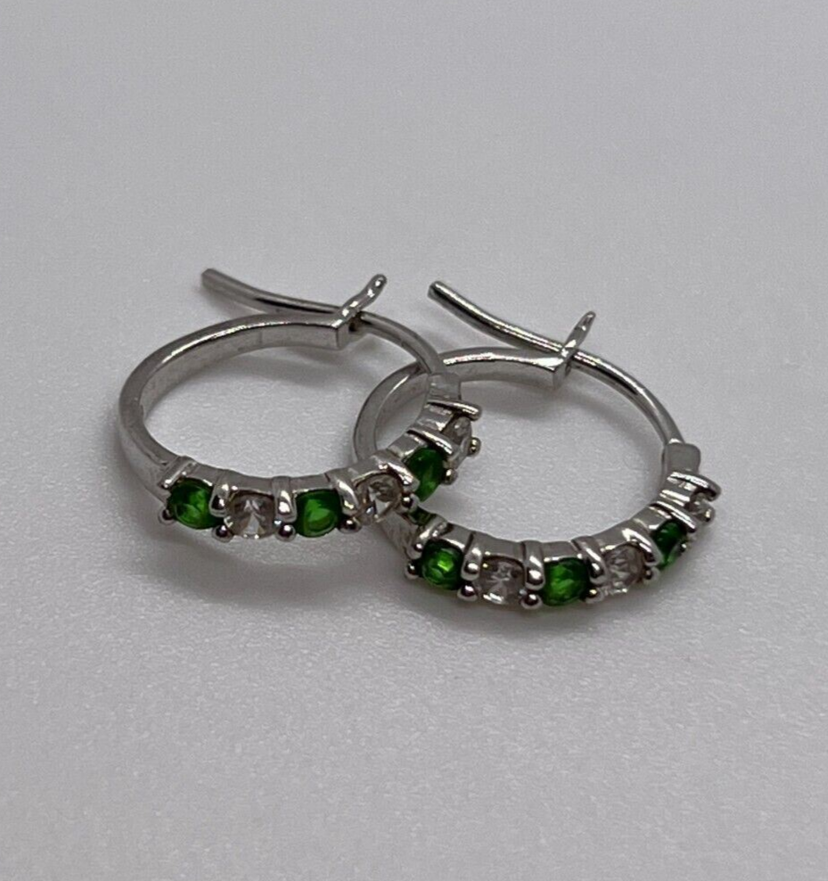 925 Sterling Silver CZ Earrings