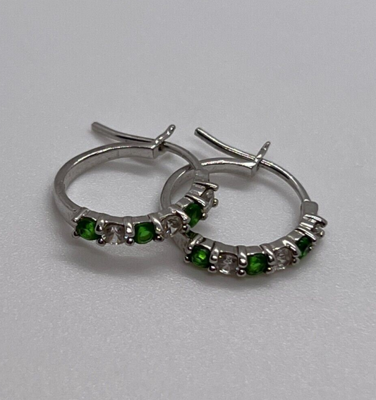 925 Sterling Silver CZ Earrings