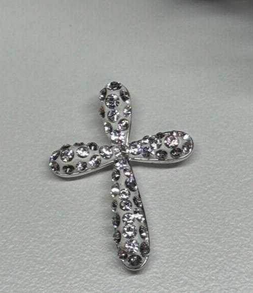 925 Sterling Silver CZ Cross