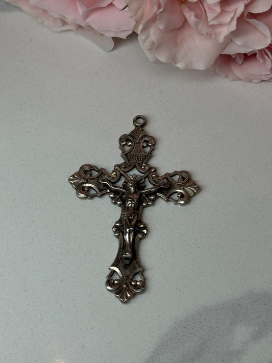 925 Sterling Silver Cross Length 2.3 In