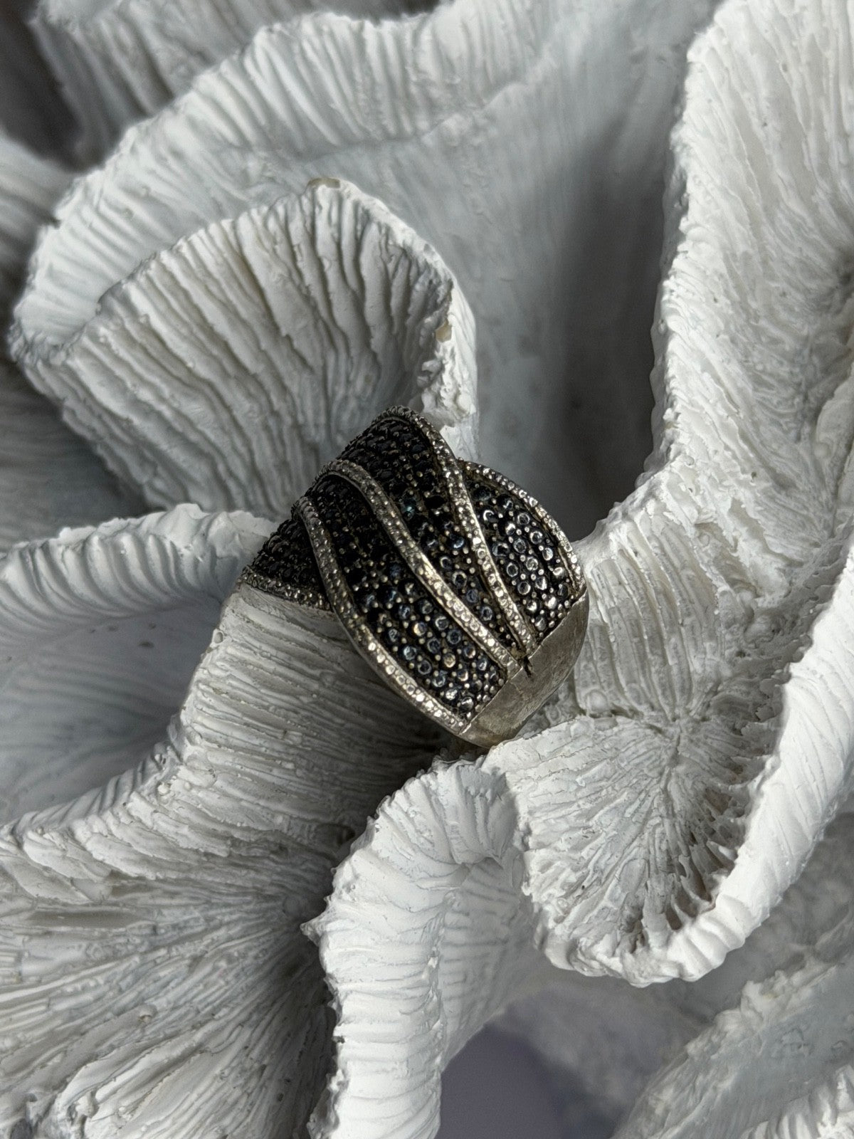 JWBR 925 Sterling Silver Spinel Ring Size 7