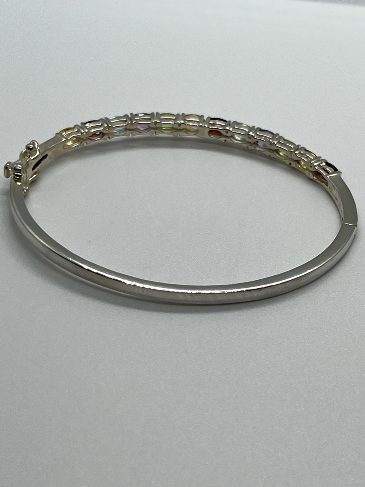 925 Sterling Silver Spinel Bracelet
