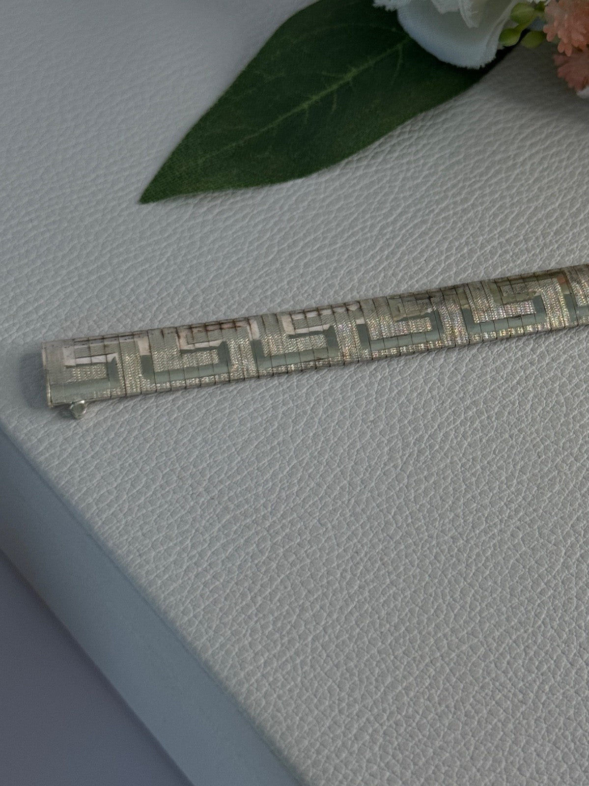 Jcm Italy 925 Sterling Silver Bracelet Length 7.5 Inch