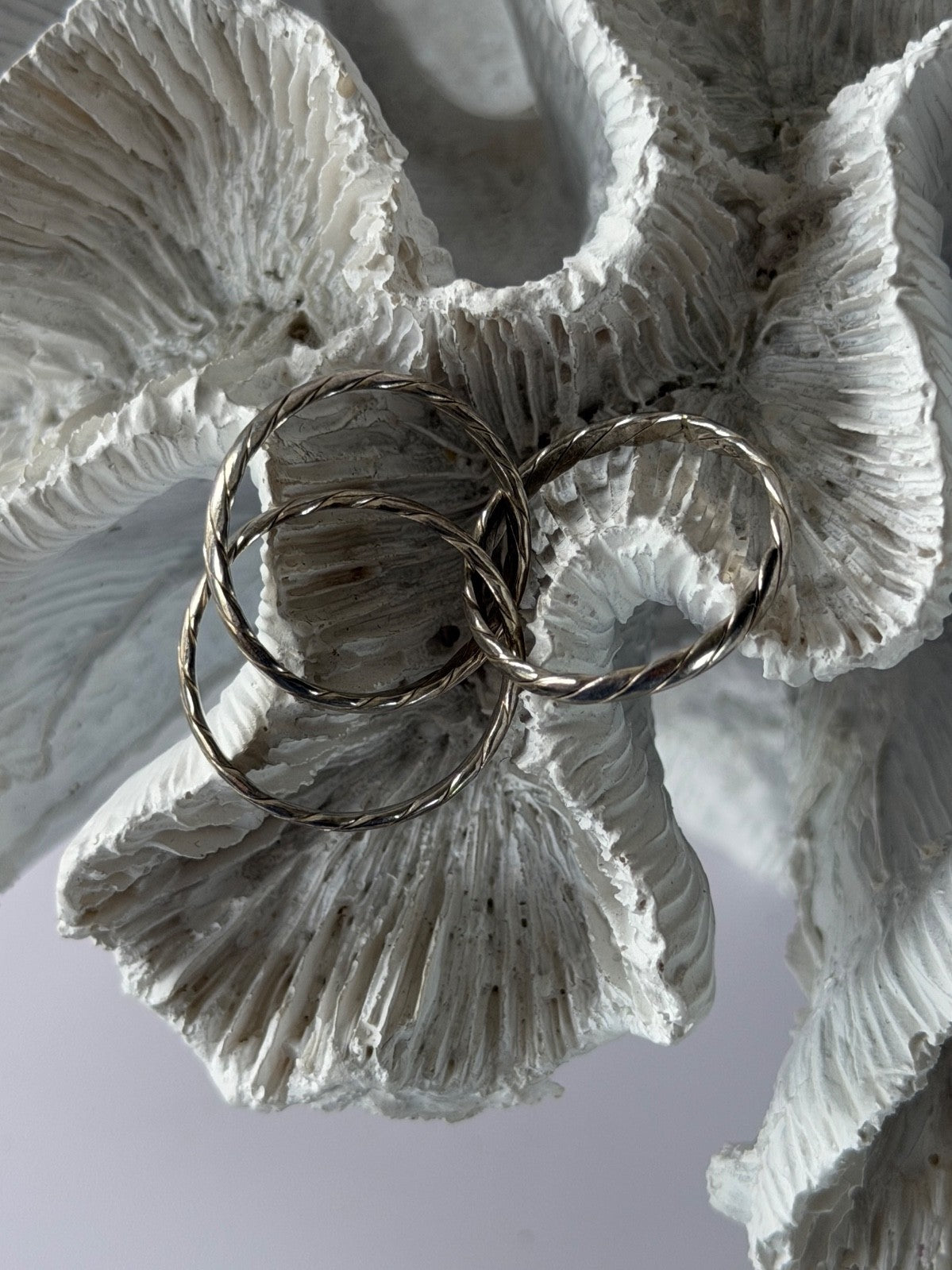 Trio 925 Sterling Silver Ring Size 7