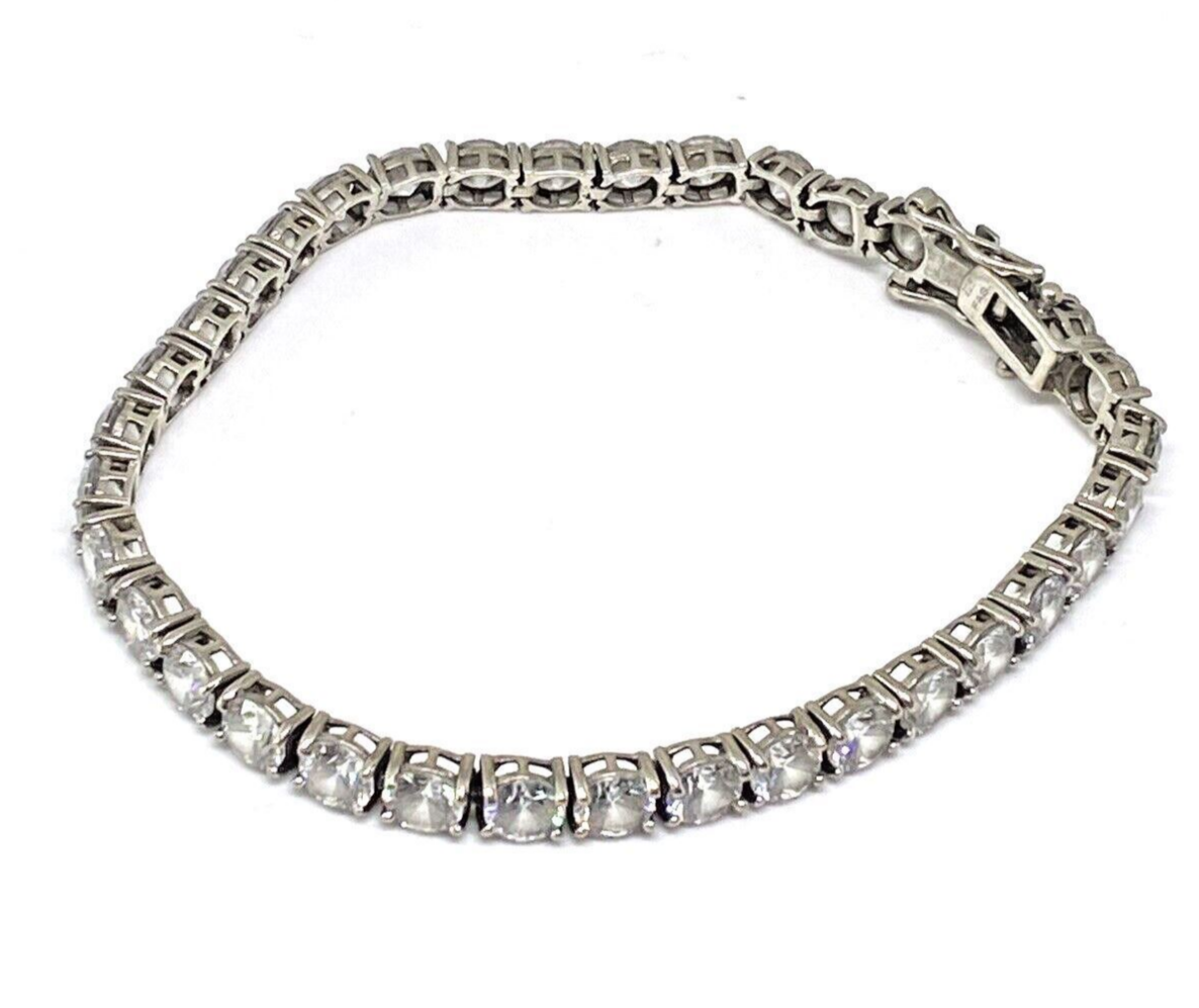 925 Sterling Silver CZ Bracelet
