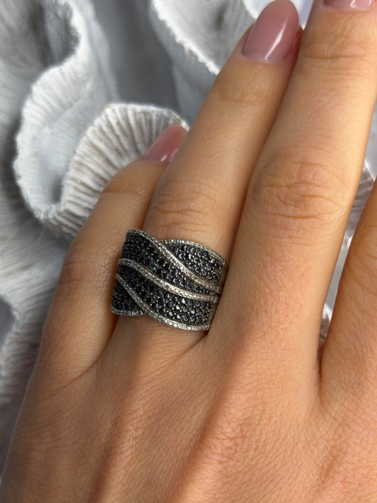 JWBR 925 Sterling Silver Spinel Ring Size 7