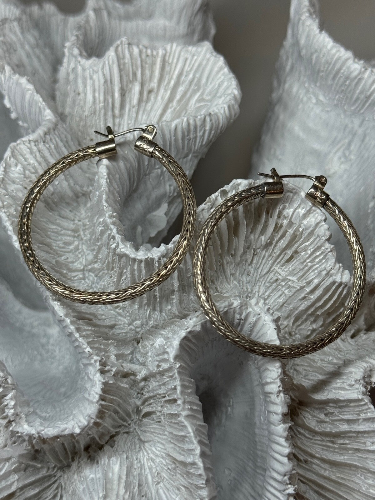 925 Sterling Silver Earrings Length 1.5 Inch