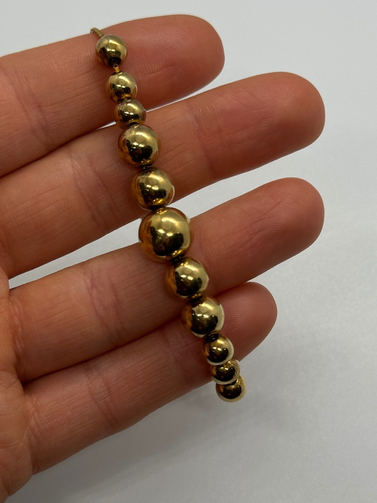 925 Sterling Silver Gold Plated KA 1772 Italy Bracelet