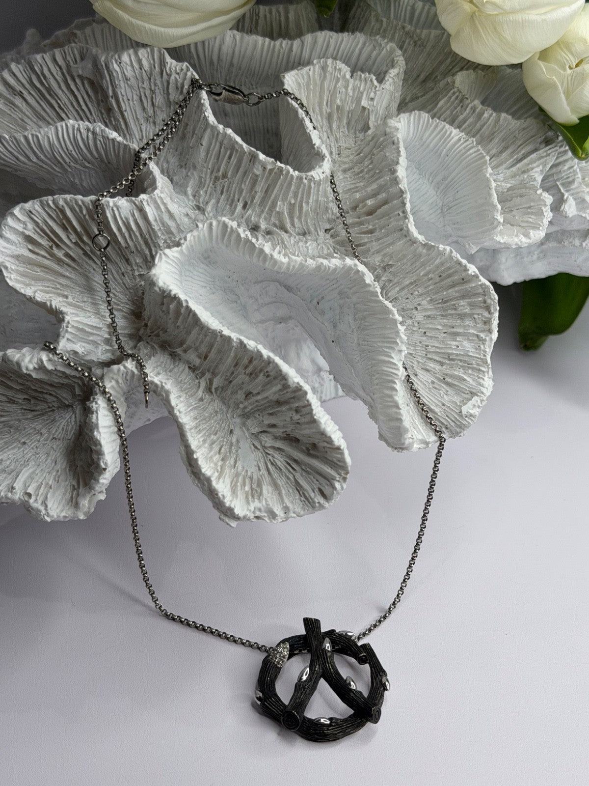 Dweck Diamonds 925 Sterling Silver Diamonds Necklace