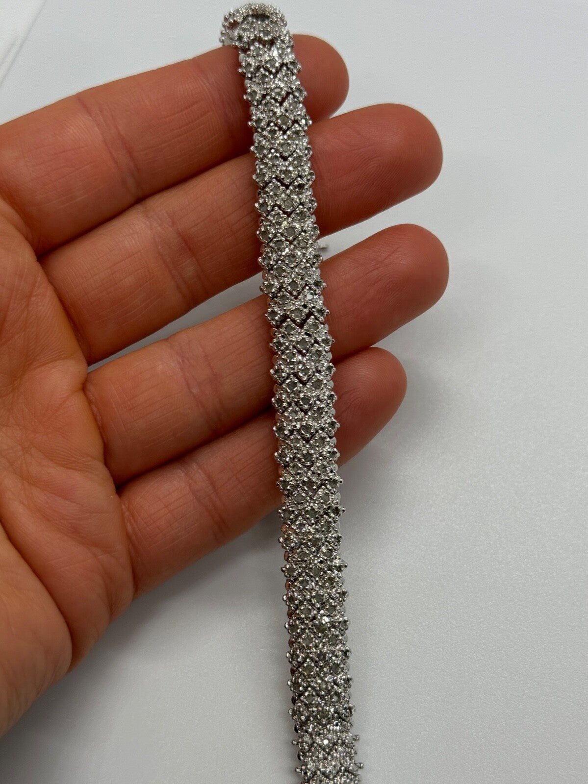 925 Sterling Silver Sapphire Bracelet