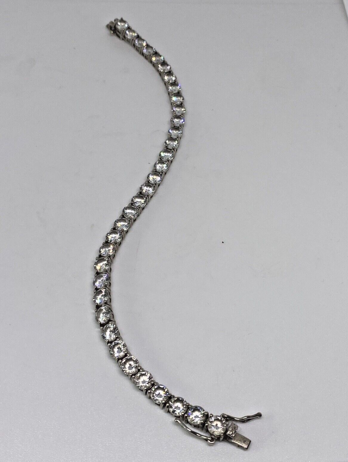 925 STERLING SILVER CZ BRACELET