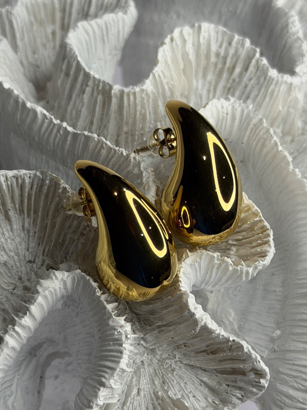 18K Yellow Gold Plated Drop Earrings