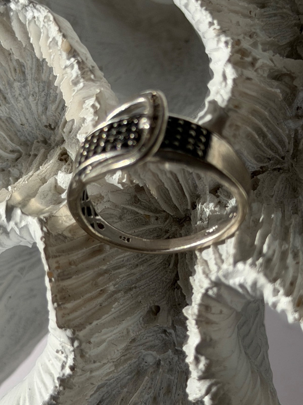 925 Sterling Silver Belt Spinel Ring Size 7