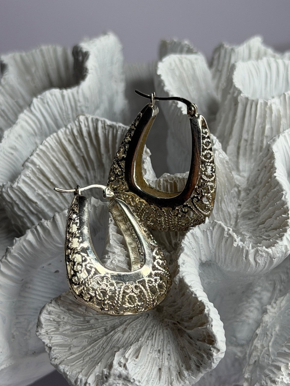 MWS Vintage 925 Sterling Silver Earrings