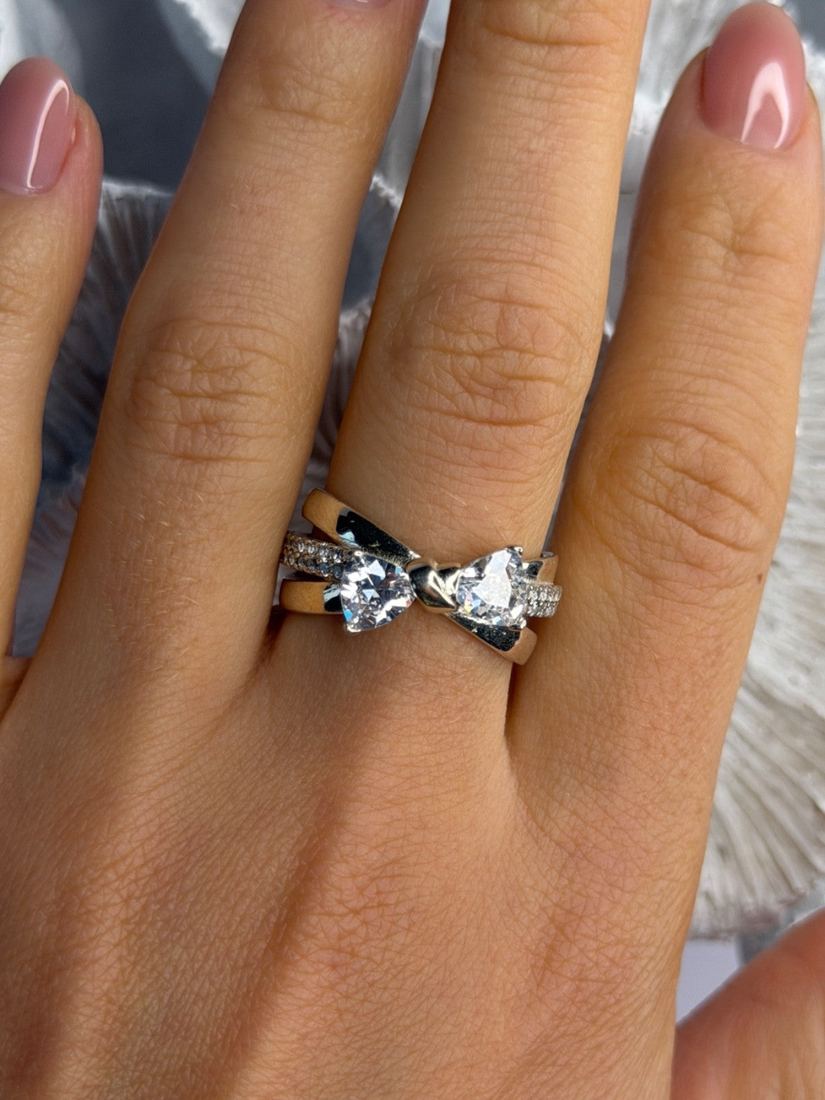 Pandora Ale 58 925 Sterling Silver Cz Ring Size 9