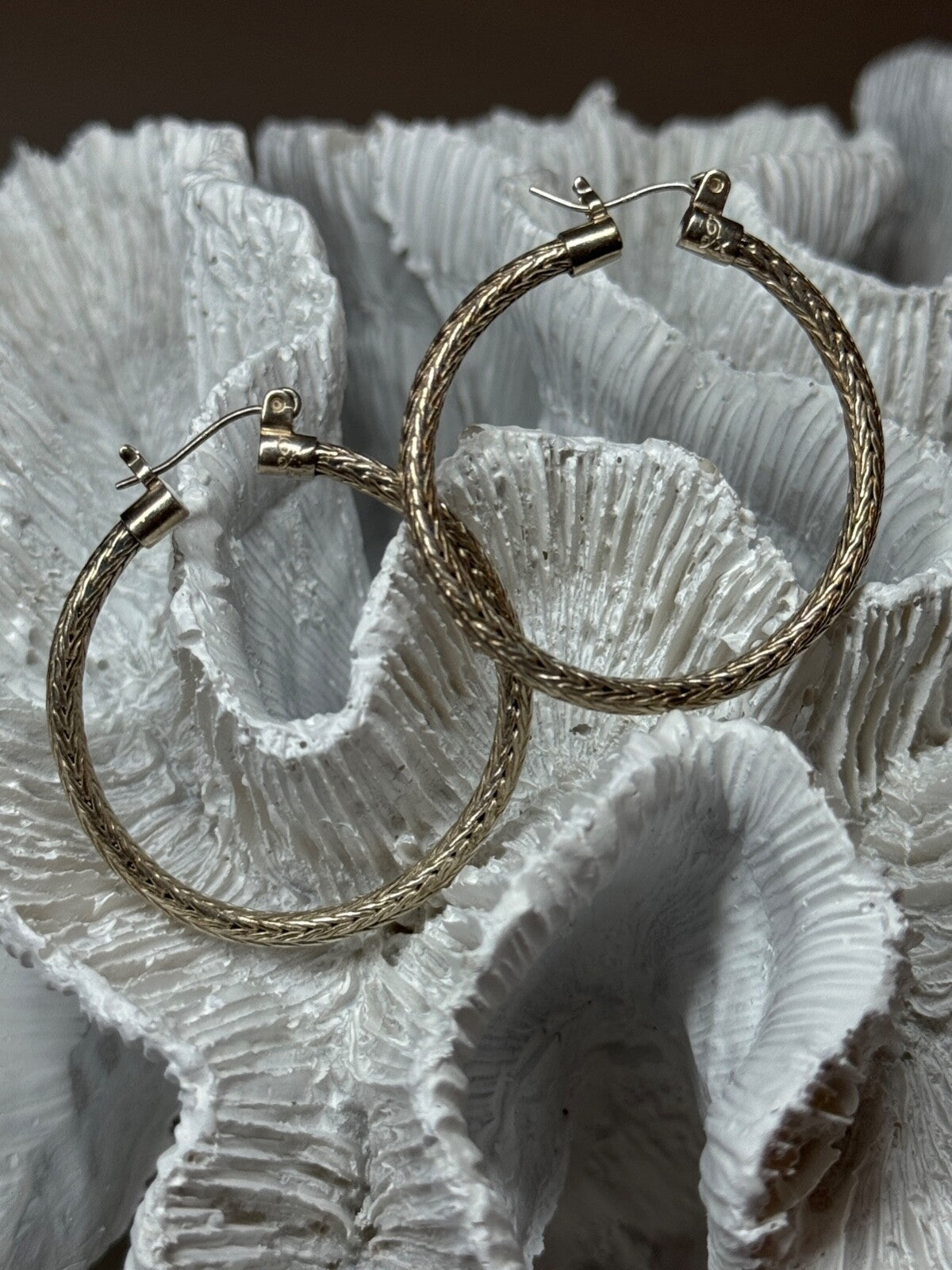 925 Sterling Silver Earrings Length 1.5 Inch