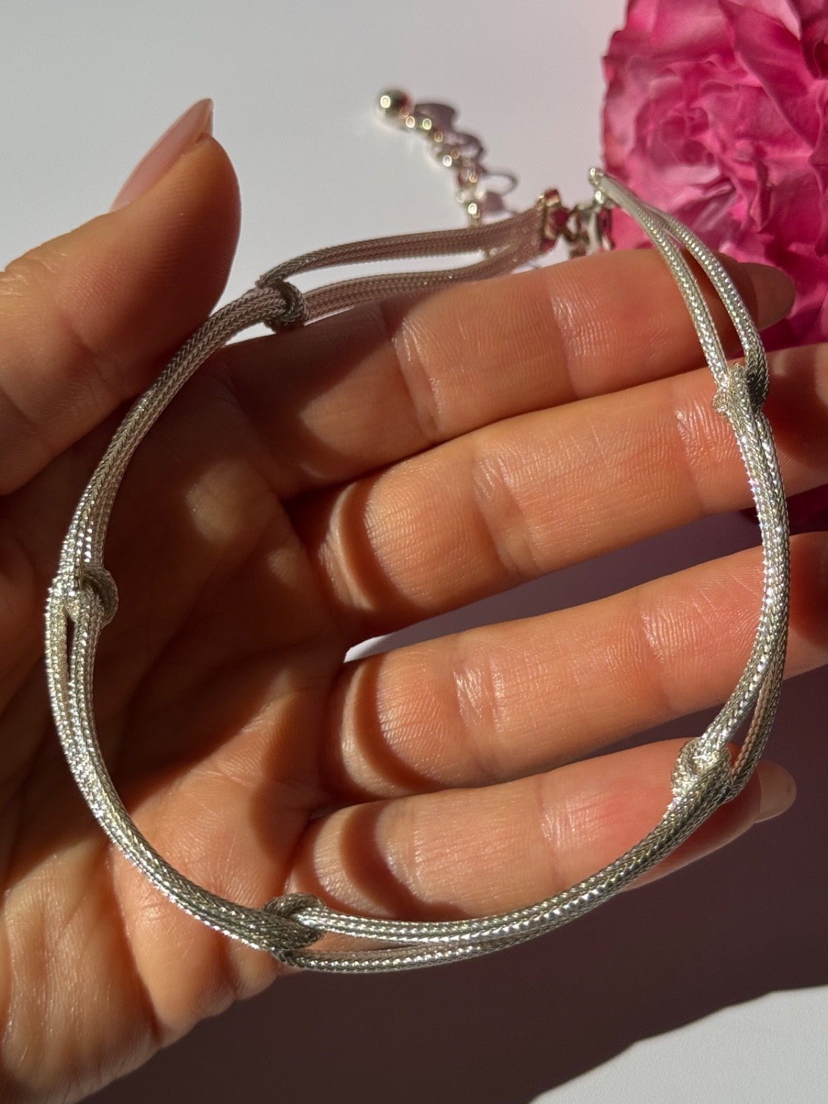 Italy Milor 925 Sterling Silver Necklace Length 13/17 Inch