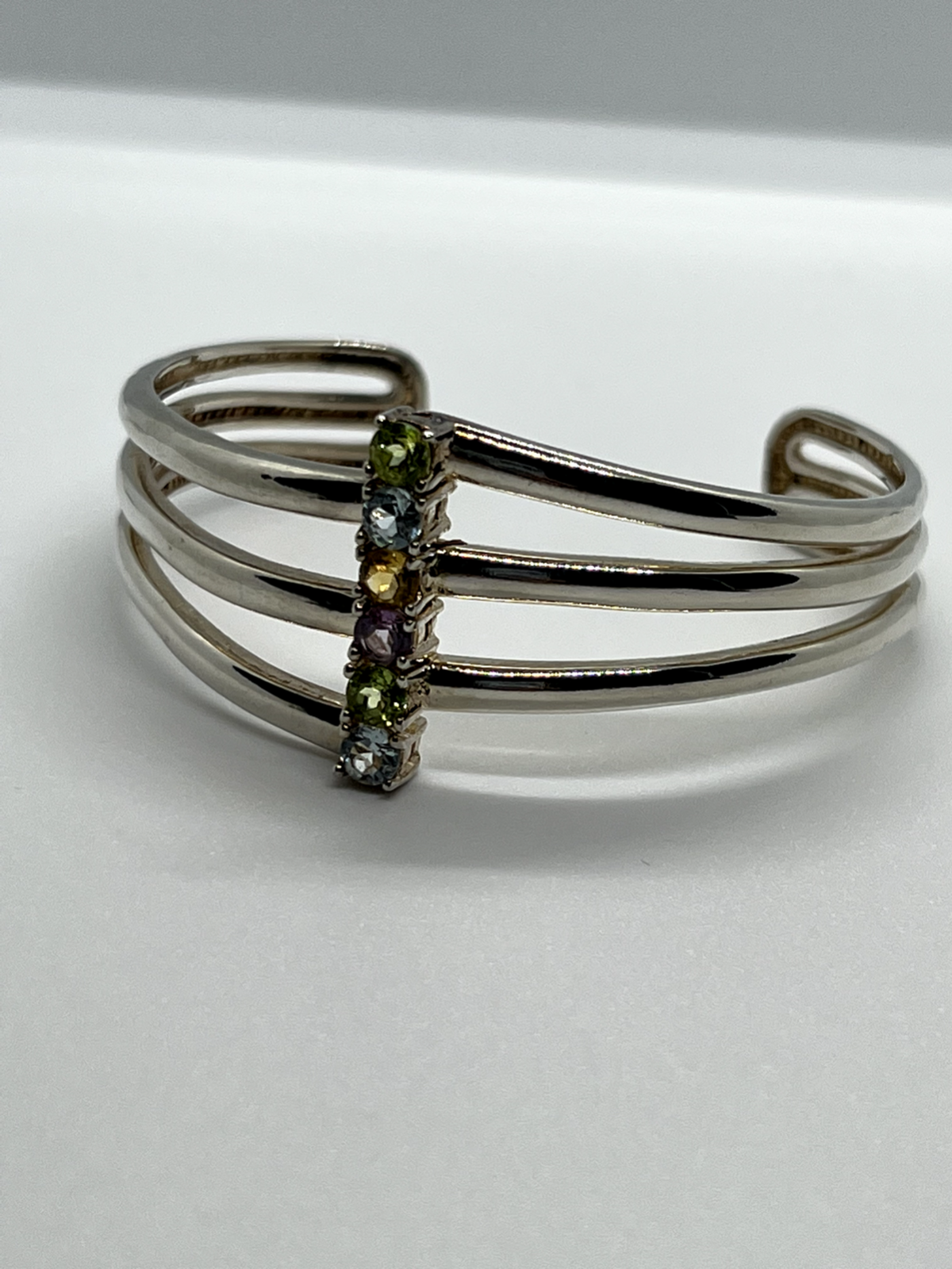 925 STERLING SILVER SPINEL BRACELET