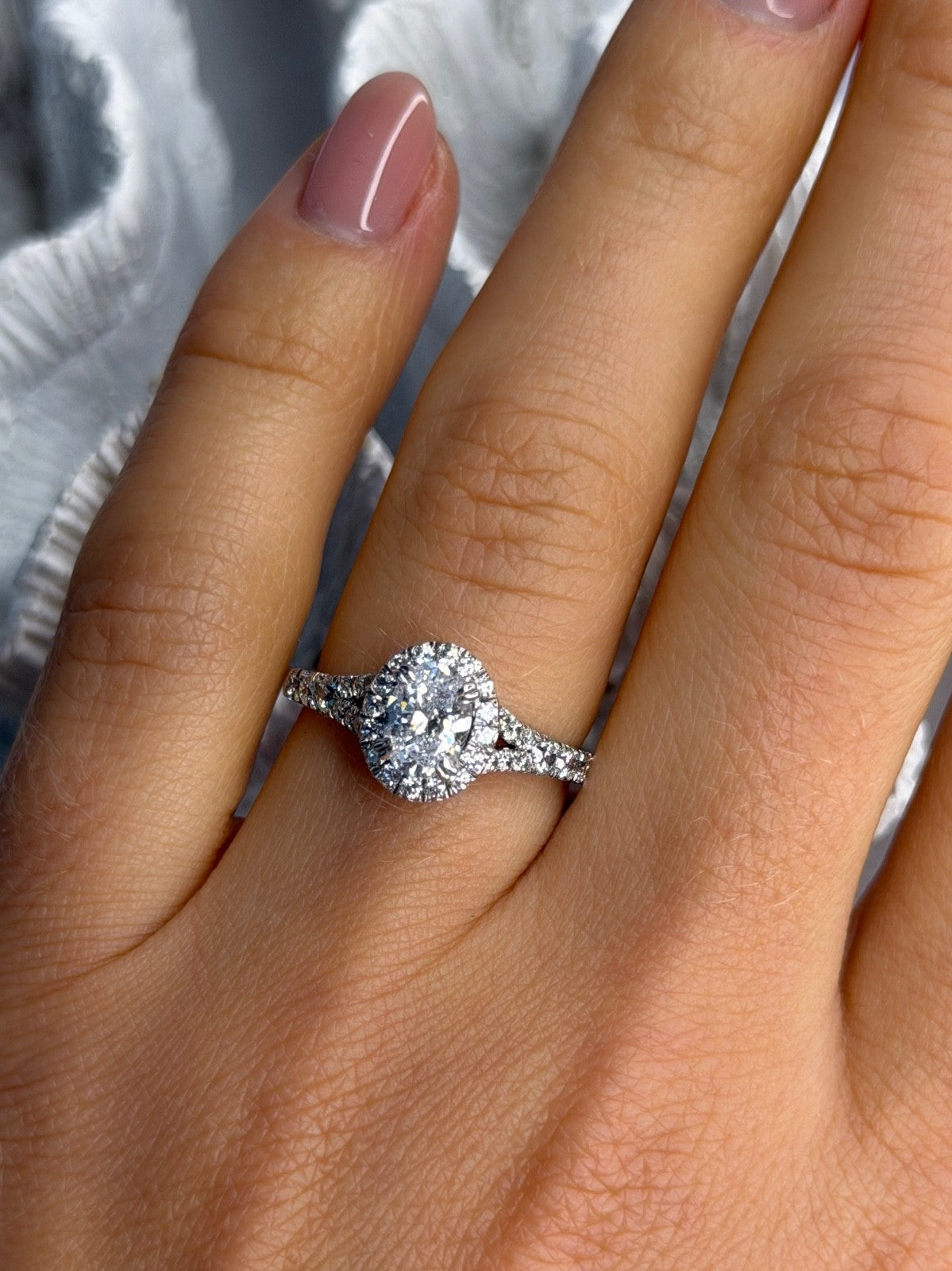 GOC 925 Sterling Silver Cz 1.48 ct Ring Size 7