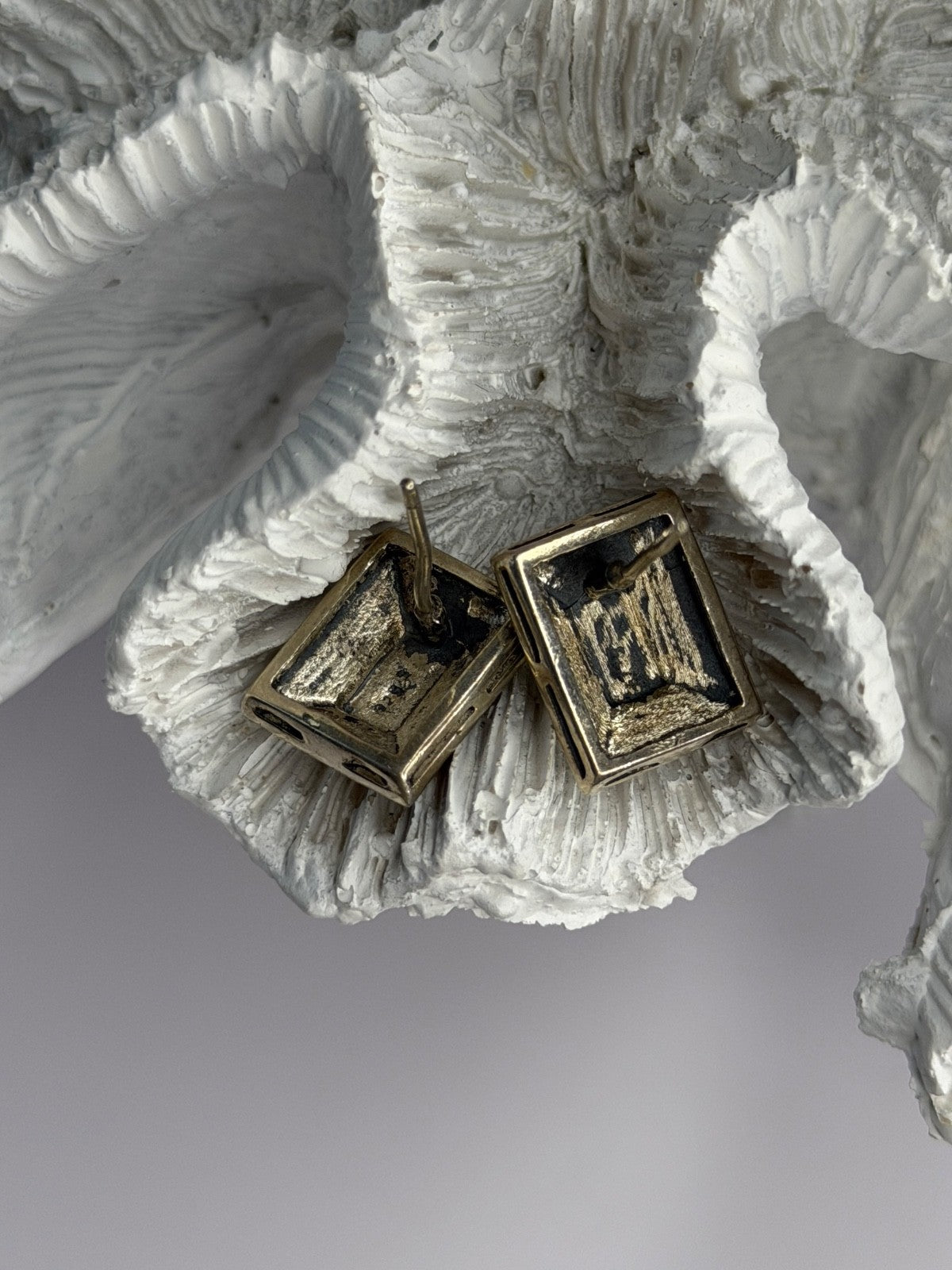 Vintage 925 Sterling Silver Marcasite Earrings