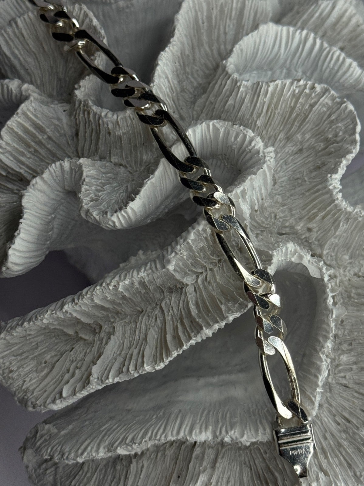Mens 925 Sterling Silver Bracelet Length 8