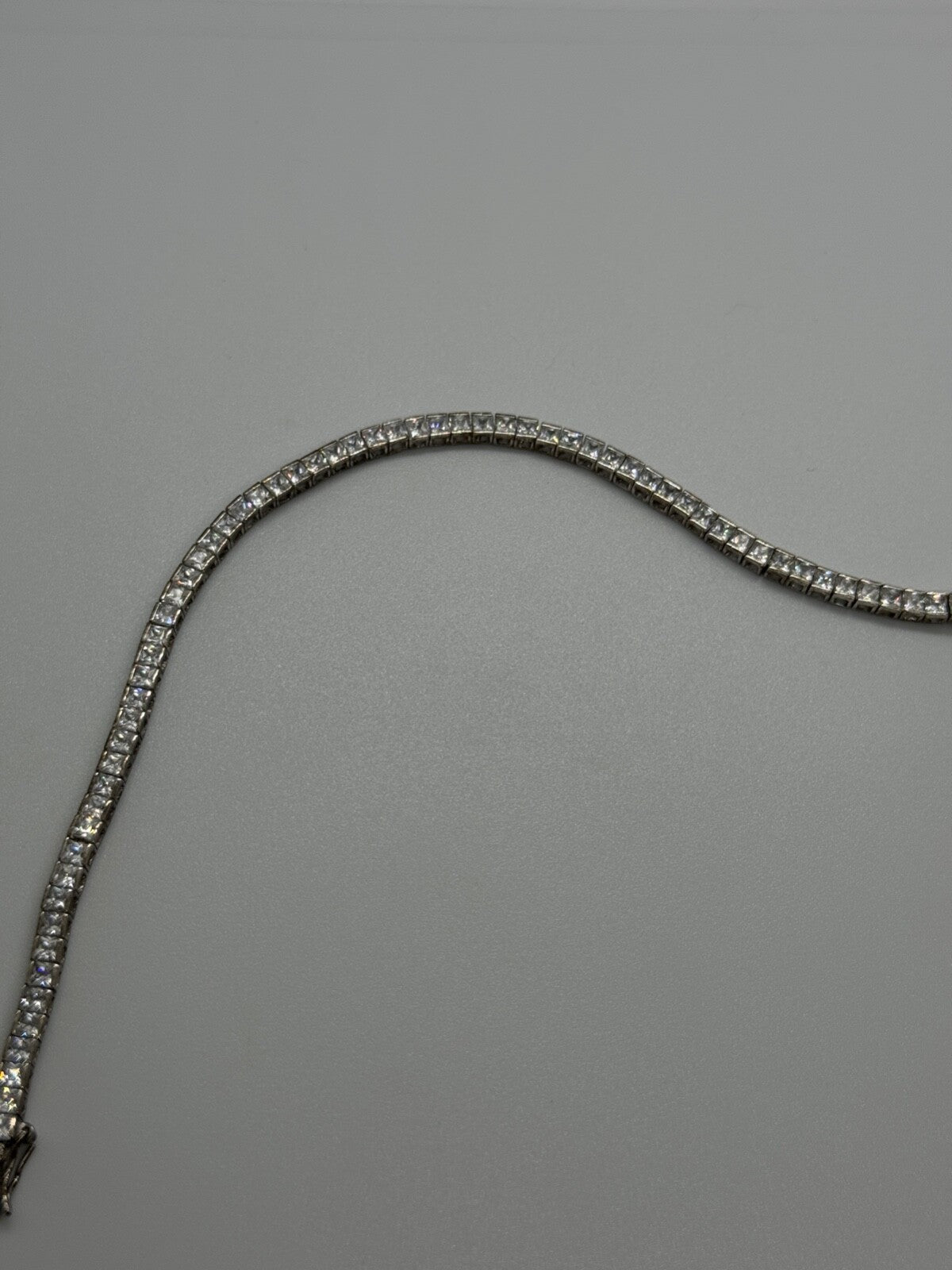 925 Sterling Silver CZ Bracelet
