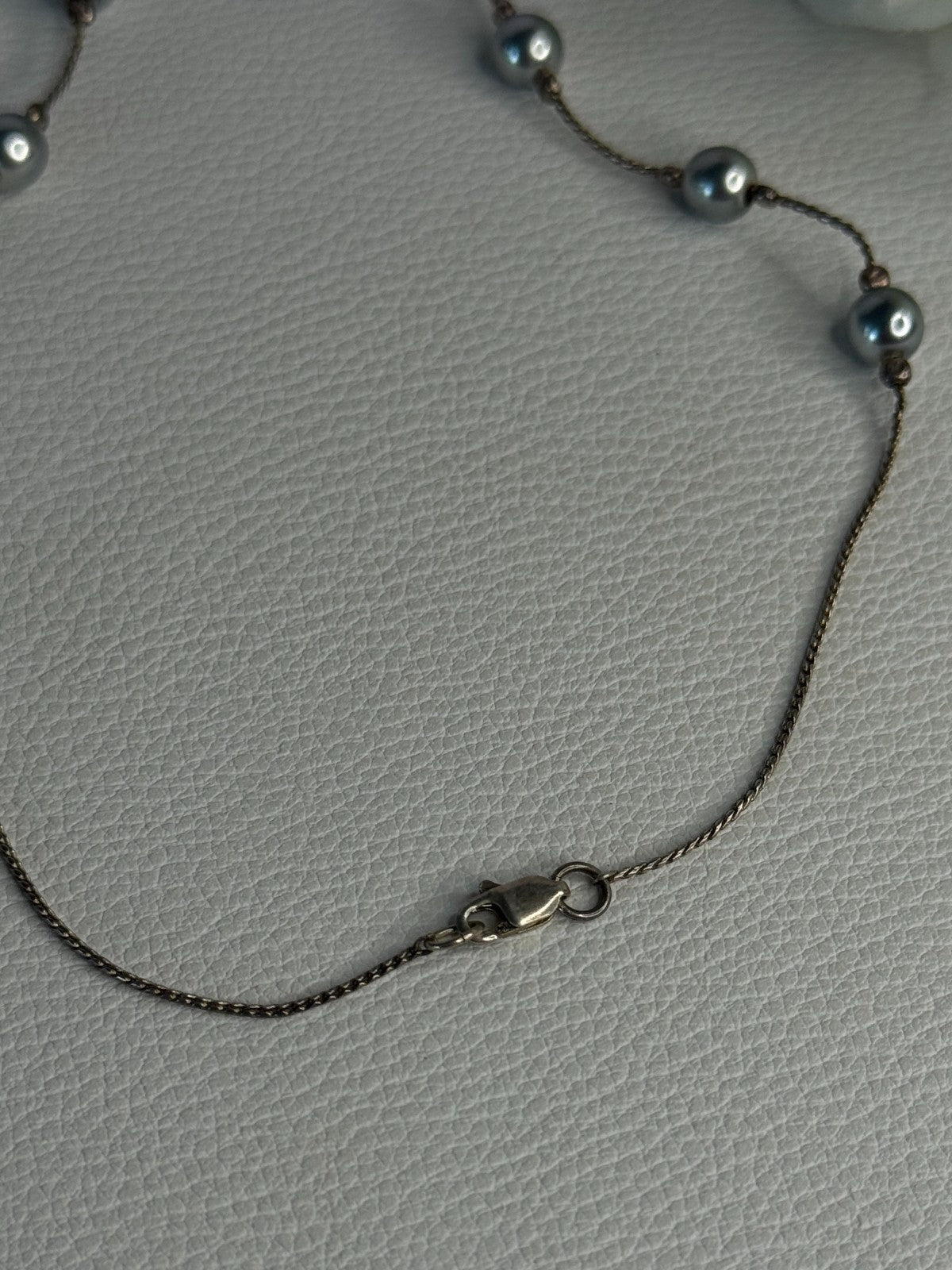 925 Sterling Silver Beautiful Necklace Length 17 Inch