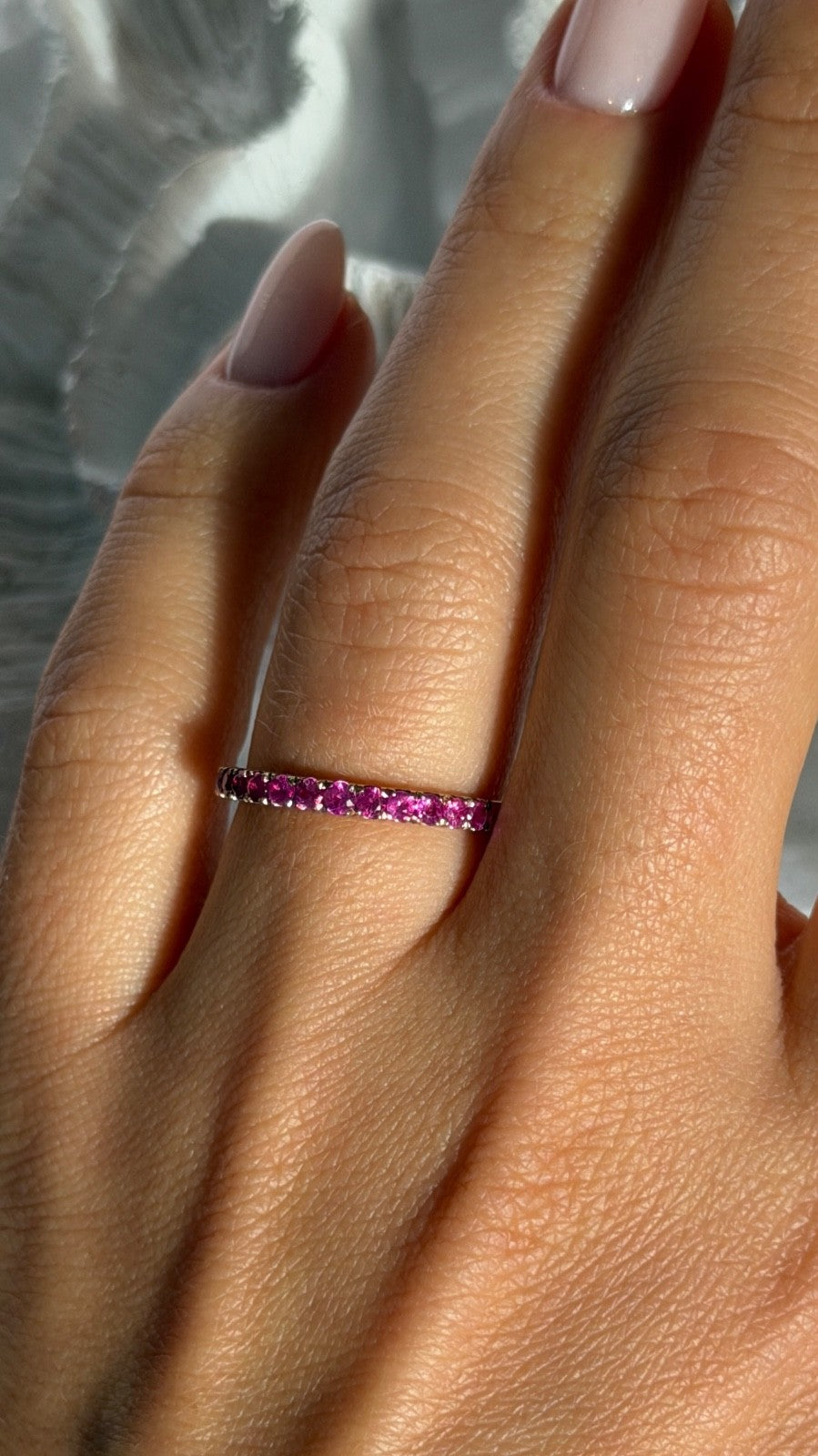 10K Rose Gold Ruby 0.50 ct  Ring Size 7