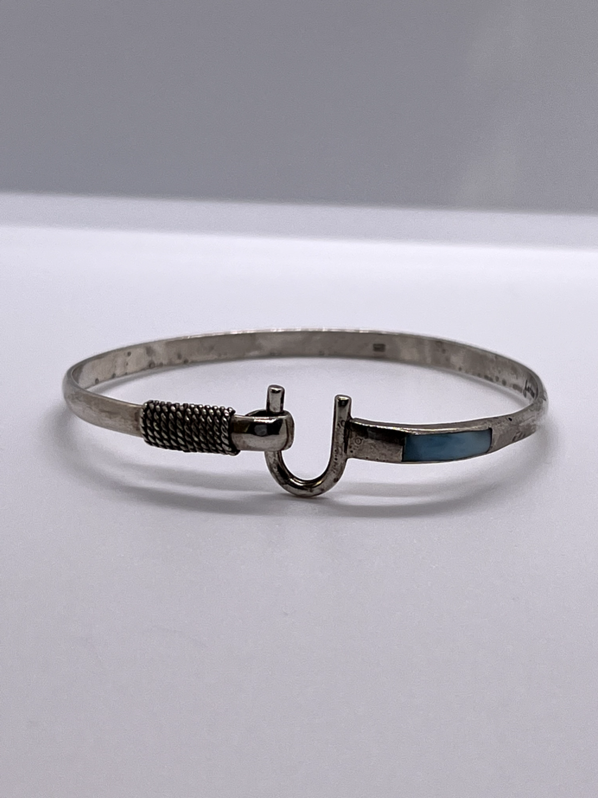 925 Sterling Silver Larimar Bracelet