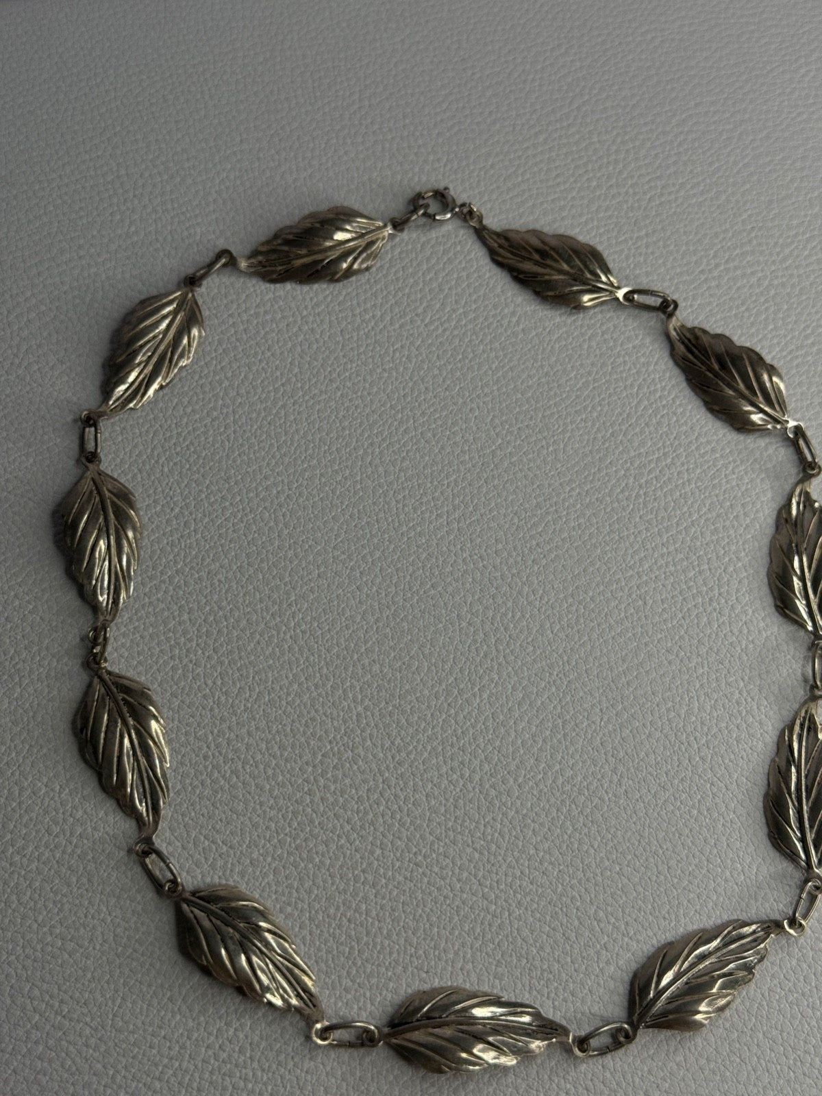 Danecraft 925 Sterling Silver Leaves Necklace Length 15 Inch