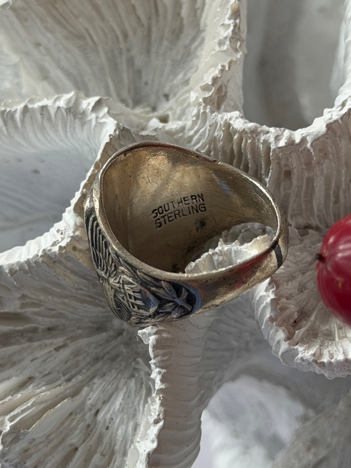 Vintage Balfour FFA 925 Sterling Silver Ring Size 8.5
