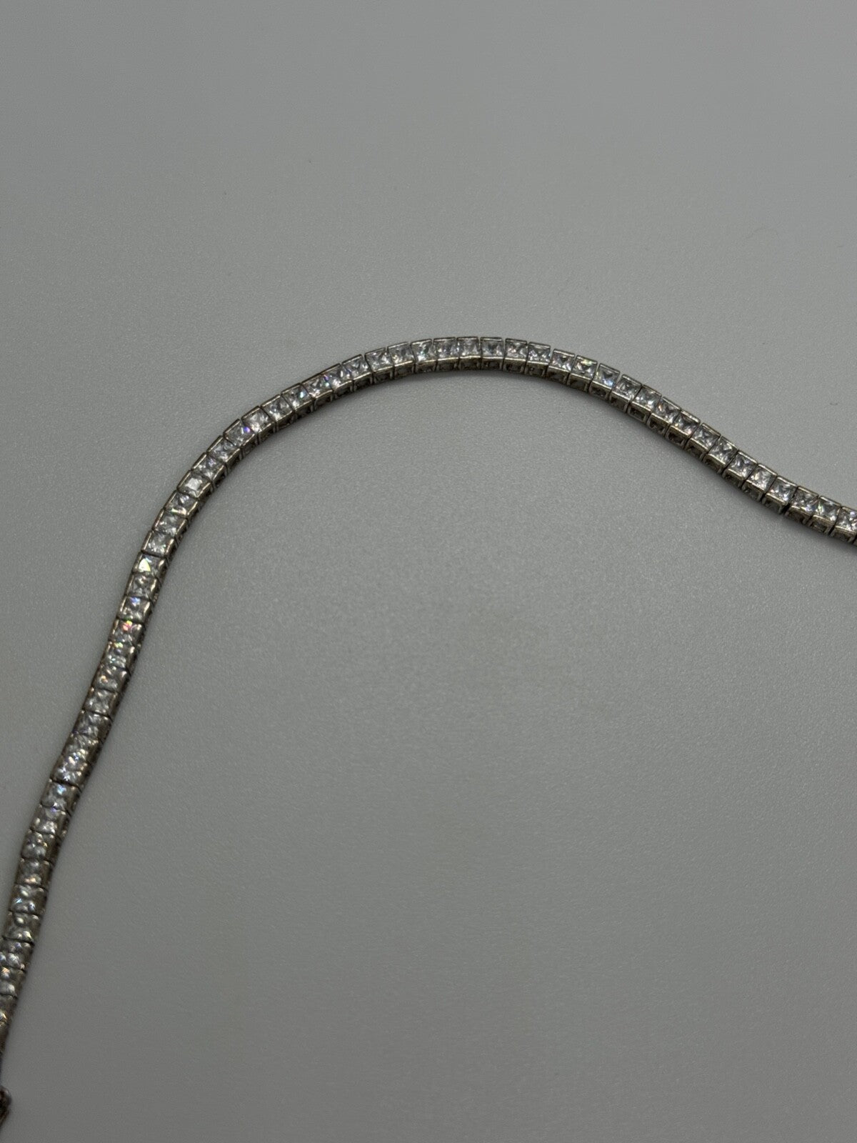 925 Sterling Silver CZ Bracelet