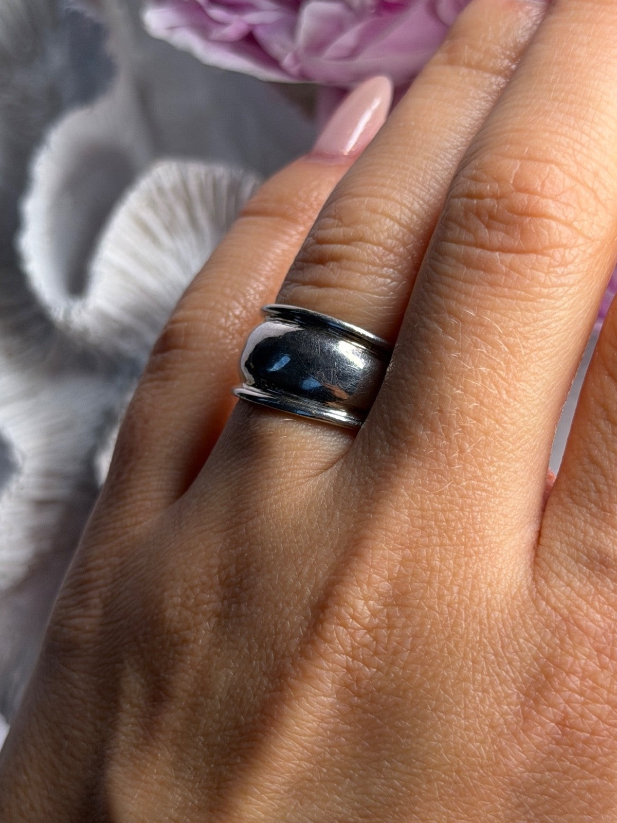 Vintage 925 Sterling Silver Ring Size 7