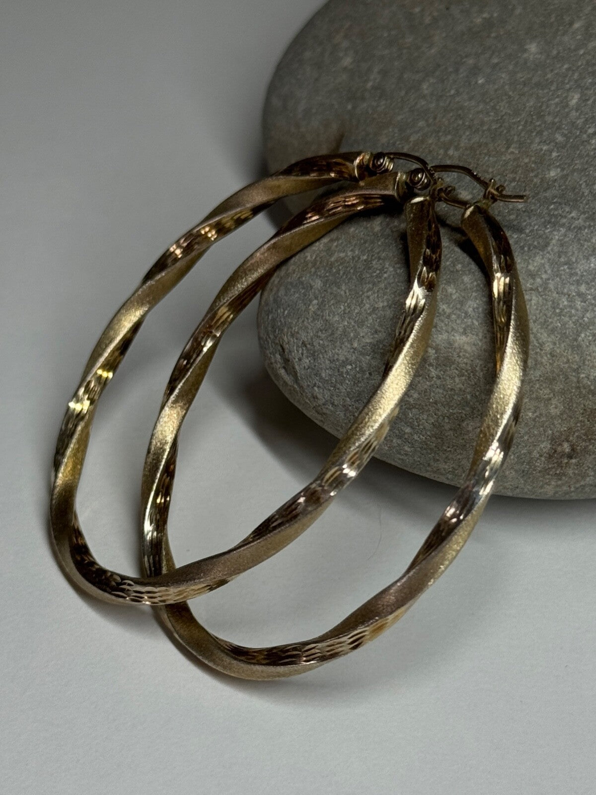 925 Sterling Silver Earrings Length 53.5 Mm