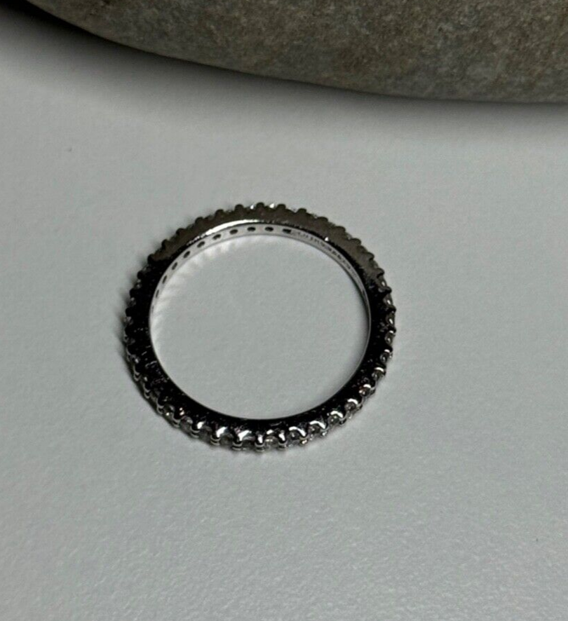 925 Sterling Silver CZ Ring Size 5.5
