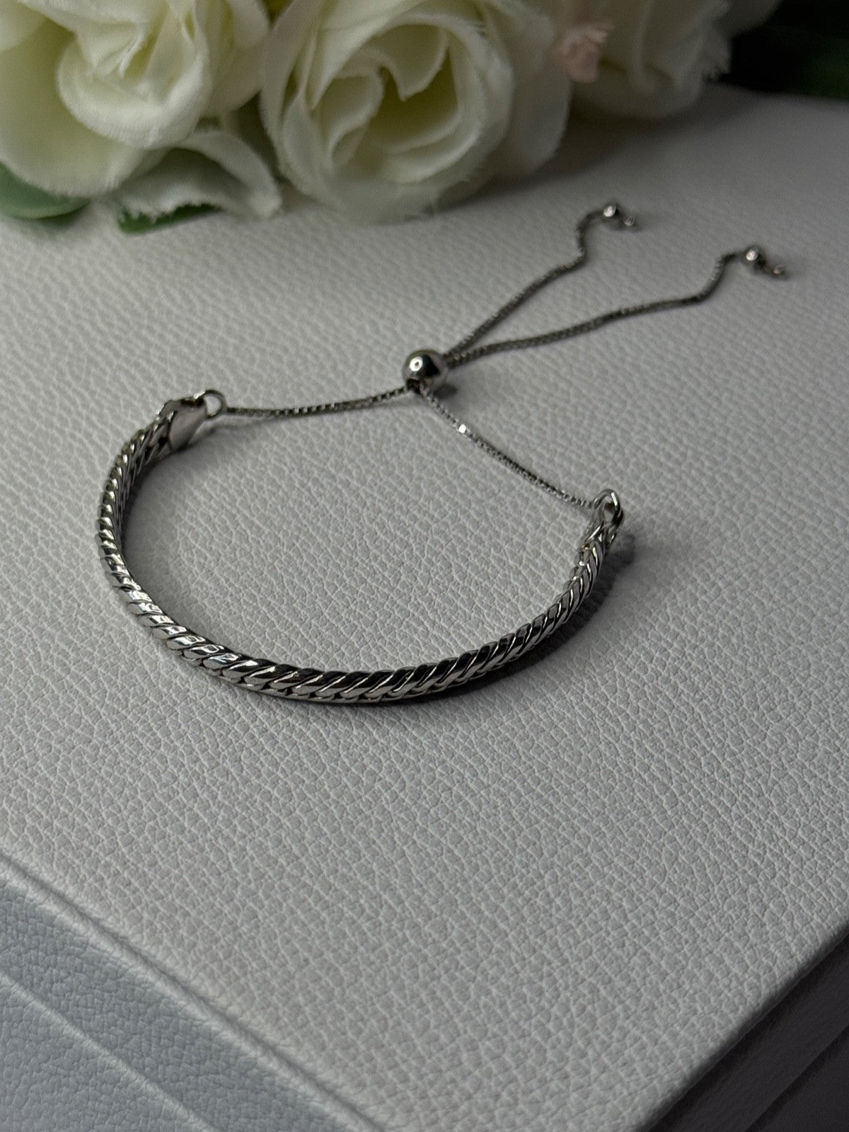 Classy Sizable 925 Sterling Silver Bracelet