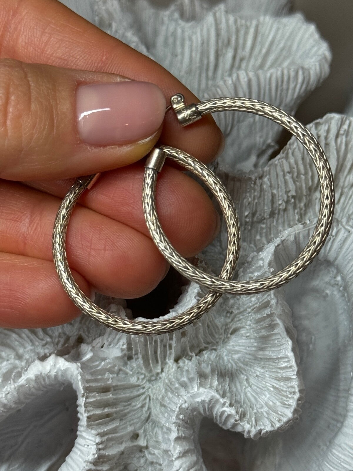 925 Sterling Silver Earrings Length 1.5 Inch