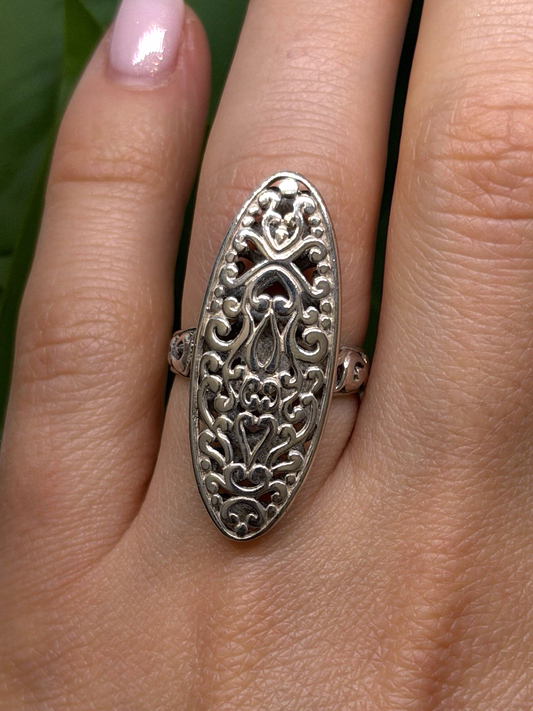 Vintage 925 Sterling Silver Ring Size 7