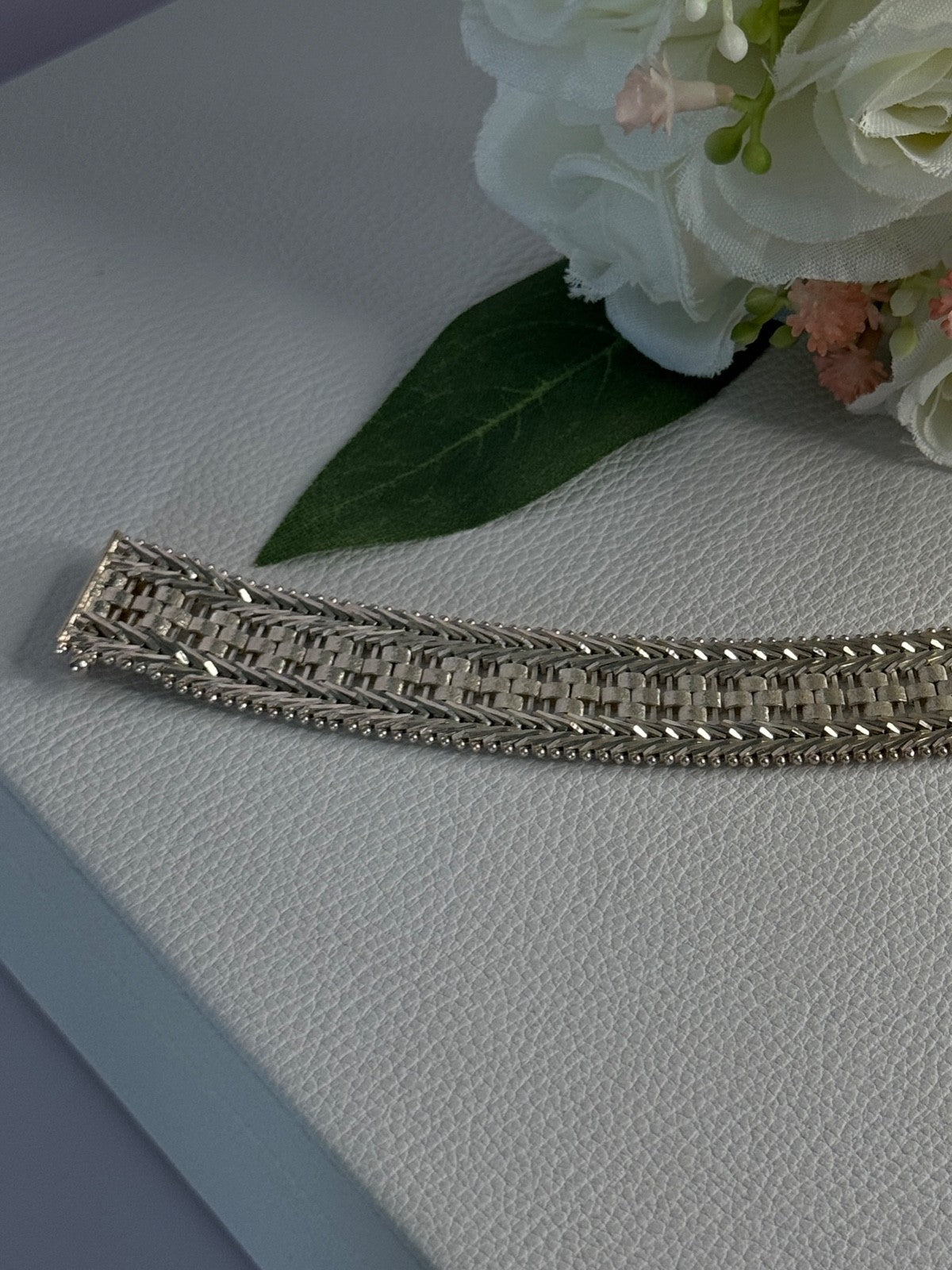 Elegant Italy Milor 925 Sterling Silver Bracelet Length 8 Inch